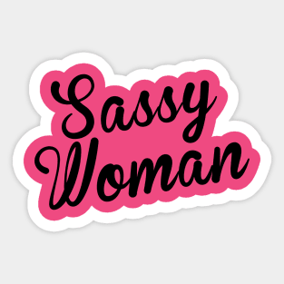 Sassy Woman Sticker